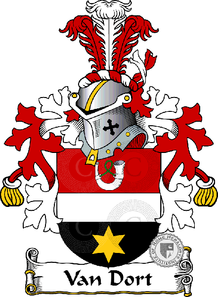 Wappen der Familie Van Dort