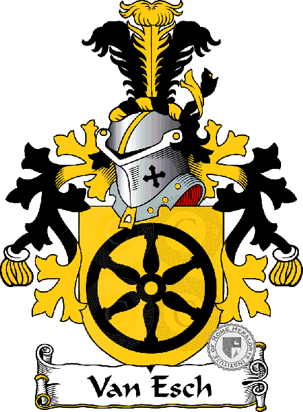 Escudo de la familia Van Esch