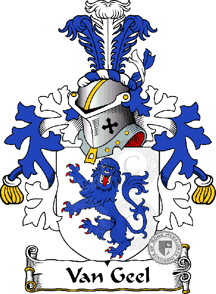 Coat of arms of family Van Geel