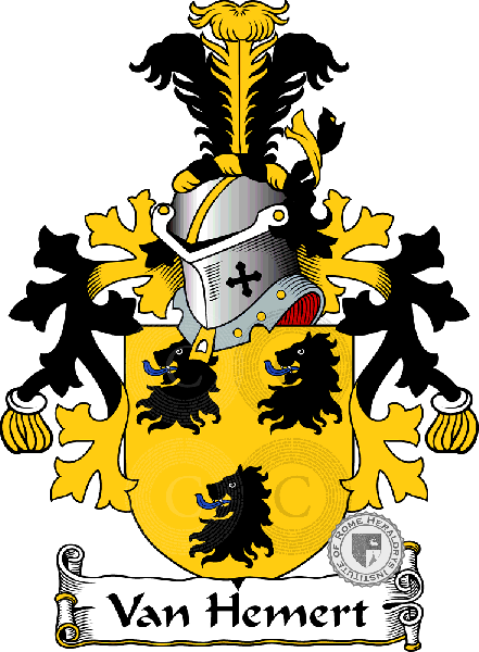 Coat of arms of family Van Hemert