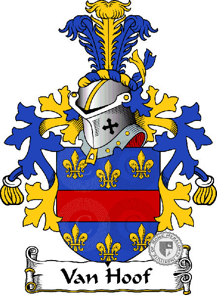 Coat of arms of family Van Hoof