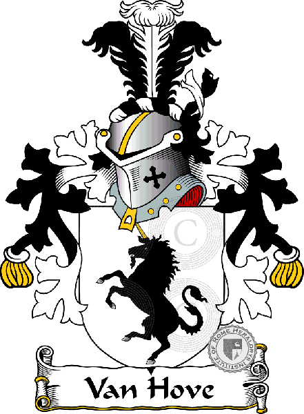 Coat of arms of family Van Hove