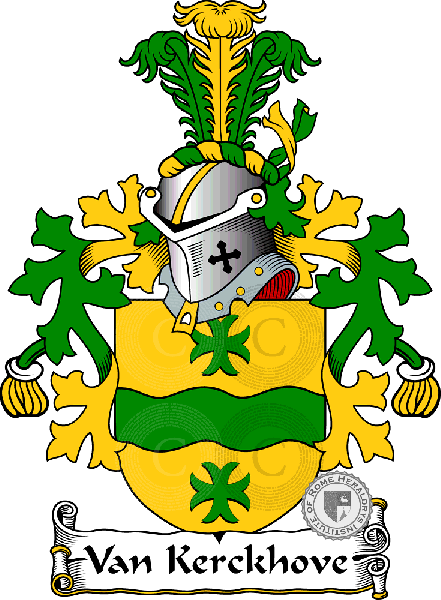 Coat of arms of family Van Kerckhove