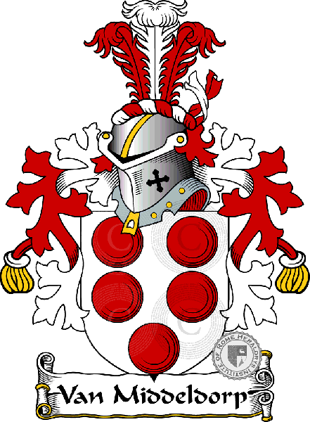 Wappen der Familie Van Middeldorp