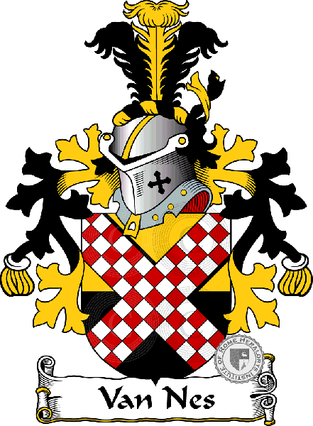 Coat of arms of family Van Nes