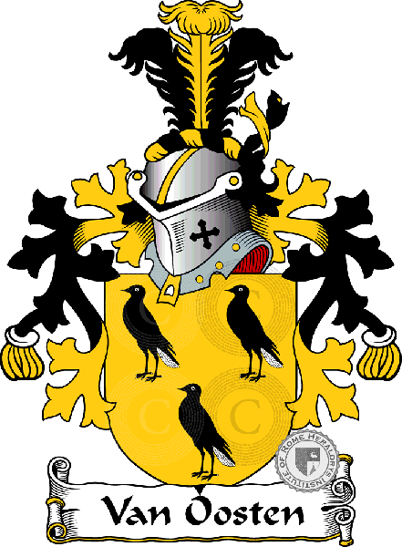 Coat of arms of family Van Oosten