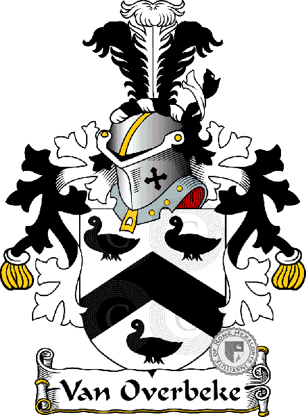 Escudo de la familia Van Overbeke