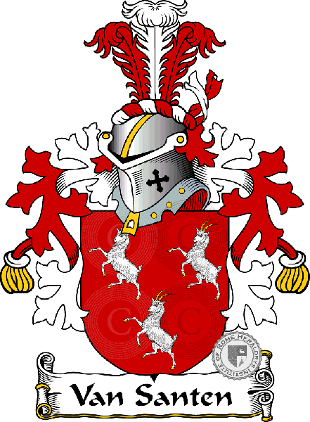 Coat of arms of family Van Santen