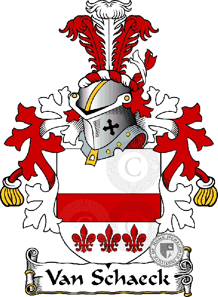 Wappen der Familie Van Schaeck