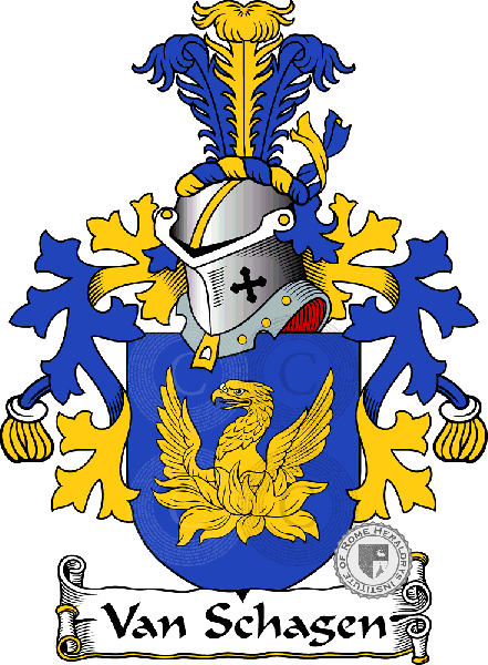 Coat of arms of family Van Schagen