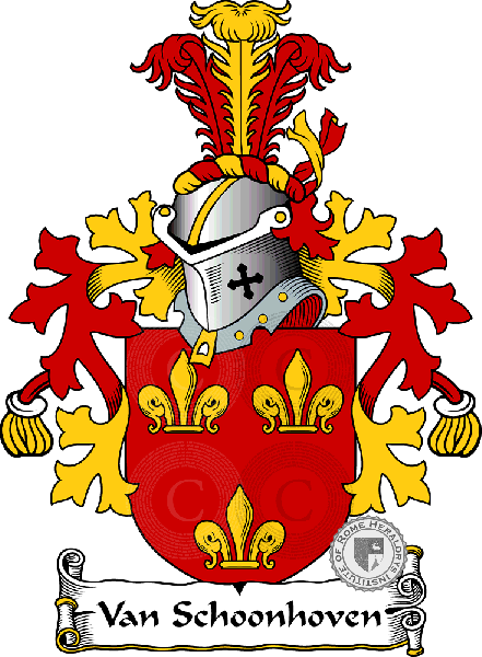 Coat of arms of family Van Schoonhoven