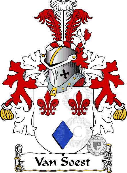 Coat of arms of family Van Soest