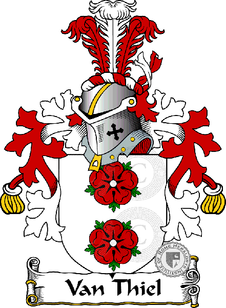 Coat of arms of family Van Thiel