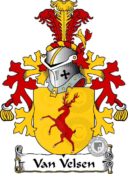 Coat of arms of family Van Velsen