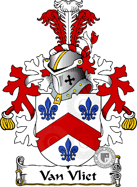 Coat of arms of family Van Vliet
