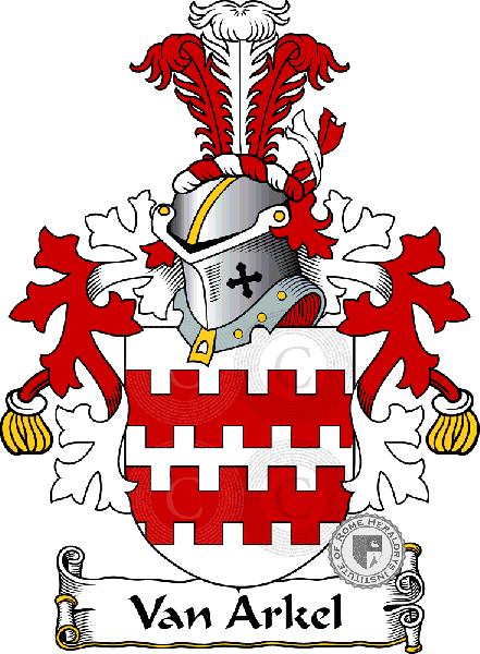 Wappen der Familie Van Arkel