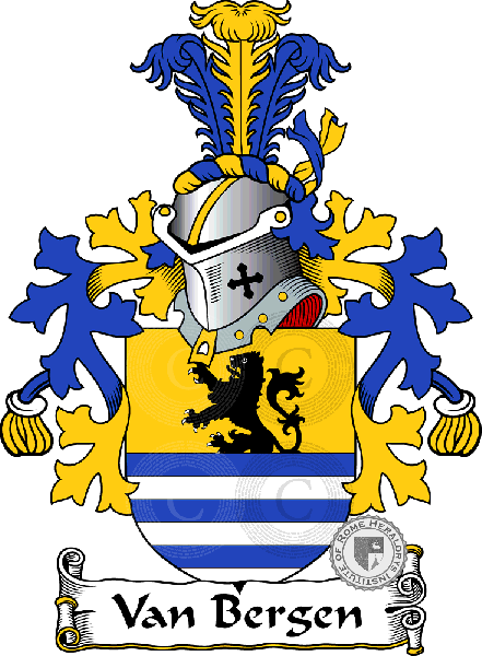 Wappen der Familie Van Bergen