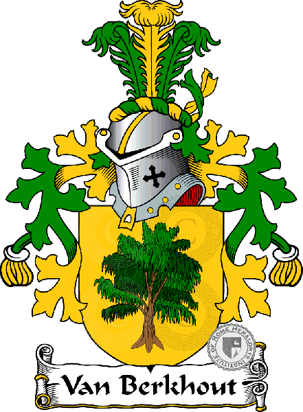 Coat of arms of family Van Berkhout