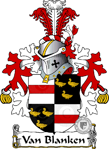Coat of arms of family Van Blanken