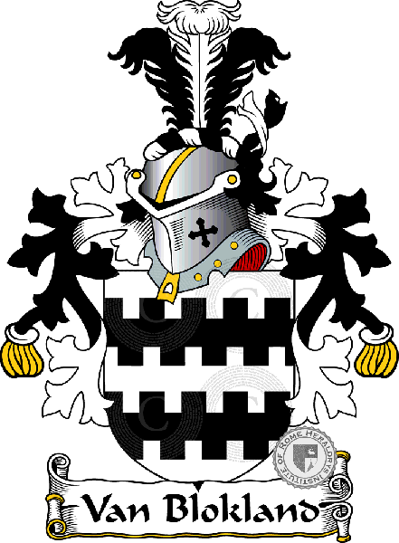 Coat of arms of family Van Blokland