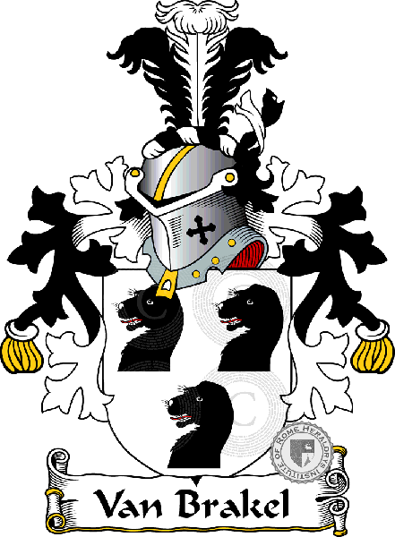 Coat of arms of family Van Brakel