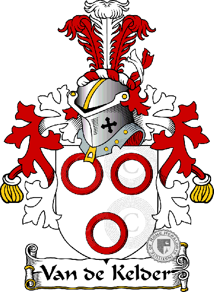Coat of arms of family Van de Kelder