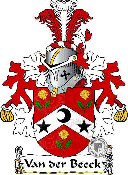 Coat of arms of family Van der Beeck