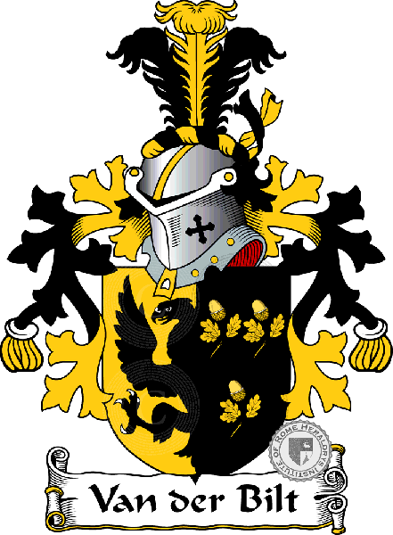 Coat of arms of family Van der Bilt