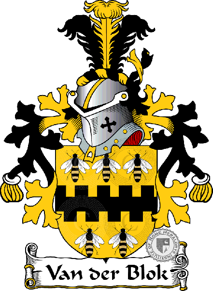 Escudo de la familia Van der Blok