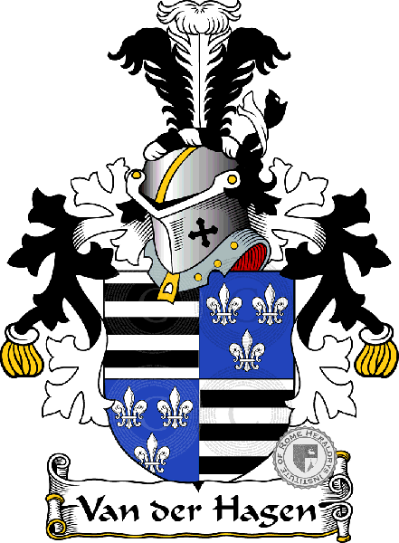 Escudo de la familia Van der Hagen