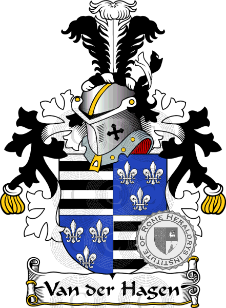 Wappen der Familie Van der Hagen