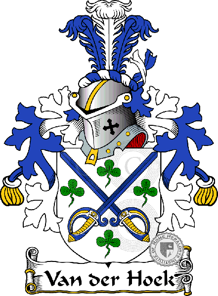 Coat of arms of family Van der Hoek