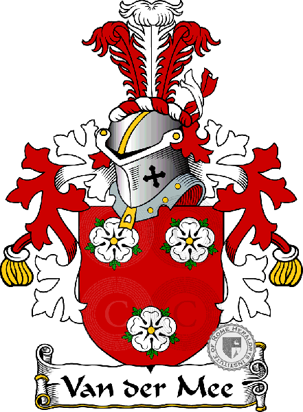 Coat of arms of family Van der Mee