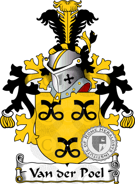 Wappen der Familie Van der Poel