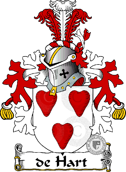 Coat of arms of family de Hart