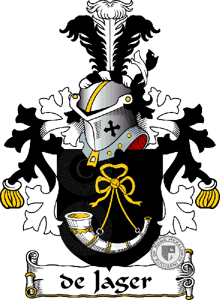 Coat of arms of family de Jager