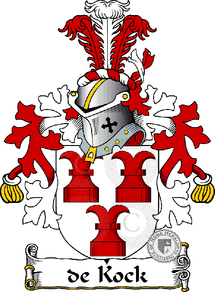 Coat of arms of family de Kock