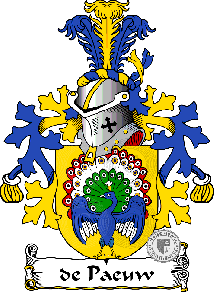 Coat of arms of family de Paeuw