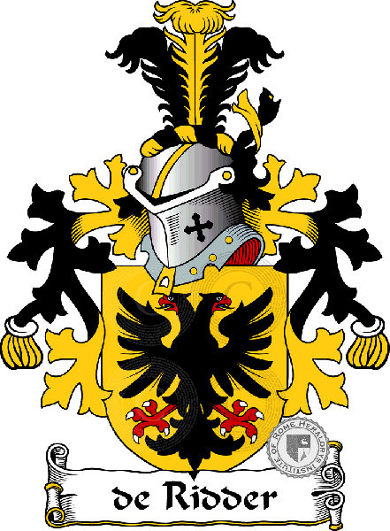 Coat of arms of family de Ridder II