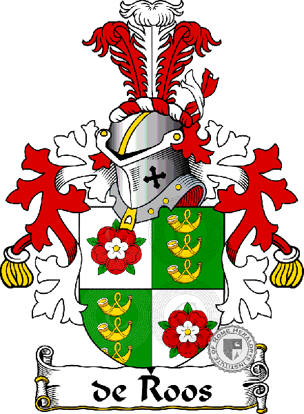 Wappen der Familie de Roos