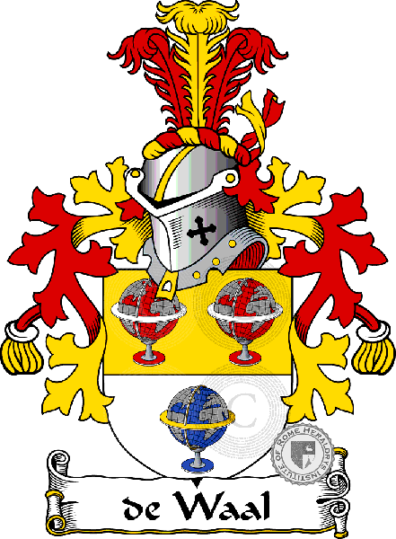 Coat of arms of family de Waal