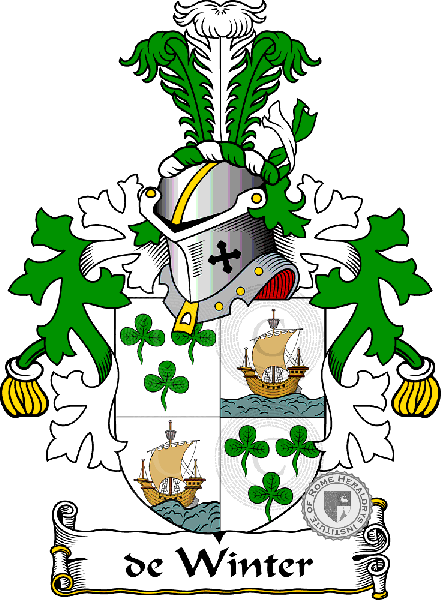 Coat of arms of family de Winter