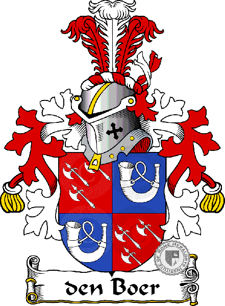 Coat of arms of family den Boer