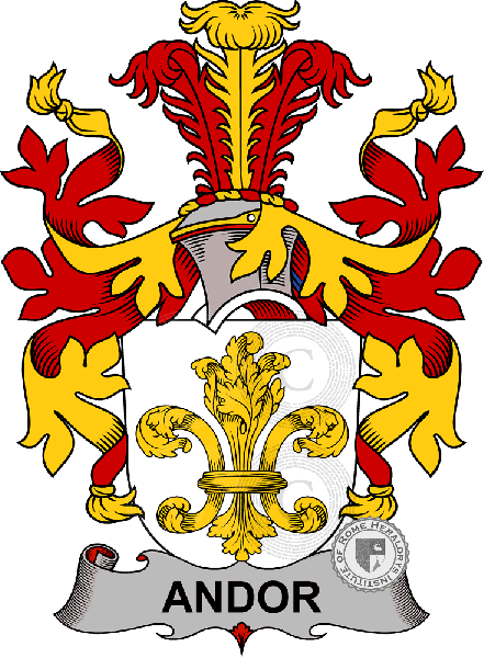 Escudo de la familia Andor (Norway)
