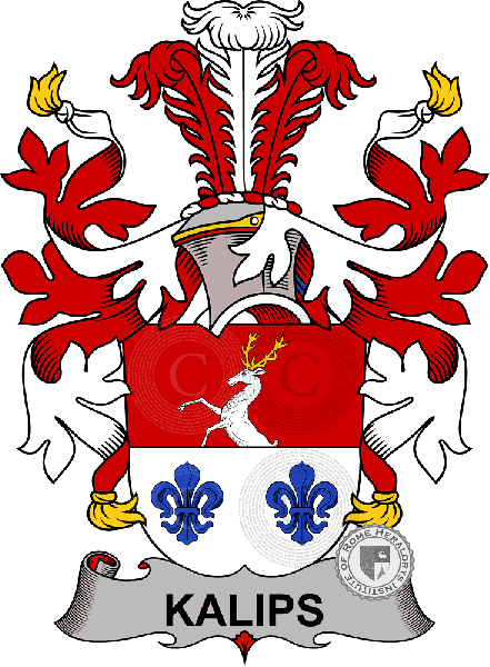 Coat of arms of family Kalips