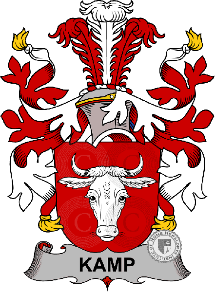 Coat of arms of family Kamp