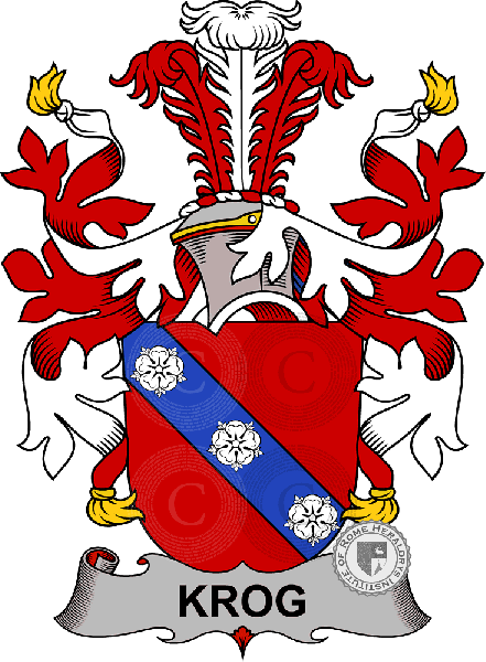 Coat of arms of family Krog