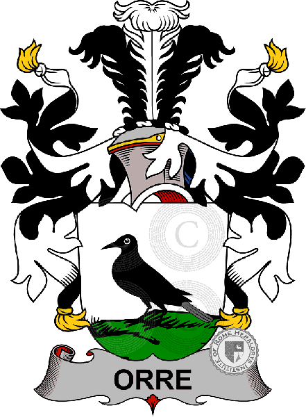 Wappen der Familie Orre