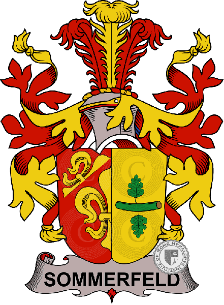 Coat of arms of family Sommerfeld