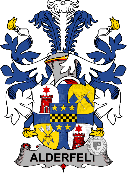 Wappen der Familie Adlerfelt